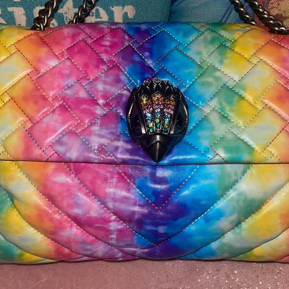 Kurt Geiger Handbags - KURT GEIGER XXL Kensington Rainbow Tye Dye Shoulder Bag